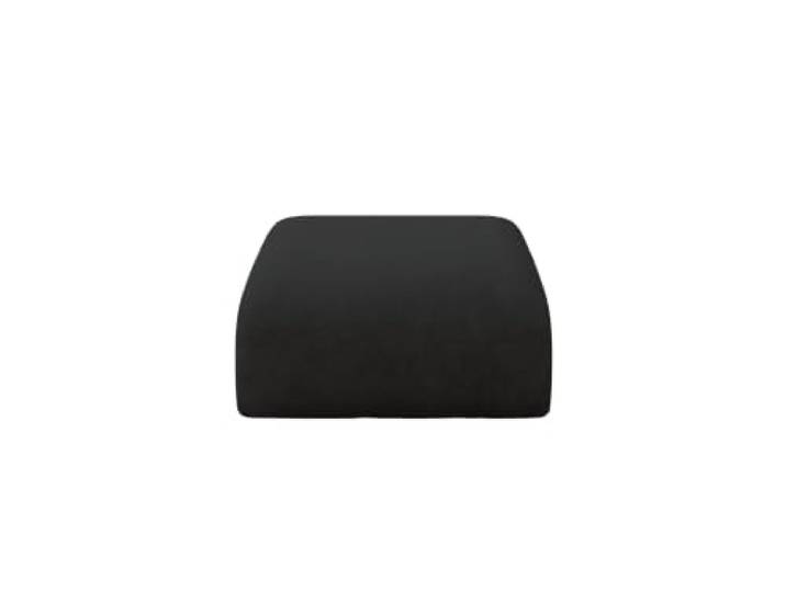 ALTDECOR Pouf Wohnzimmer Sitzhocker MIRA-PUF 91x89x40 Schwarz Sitzsack Cord Sitzpuff Pouf Hocker mit Füllung