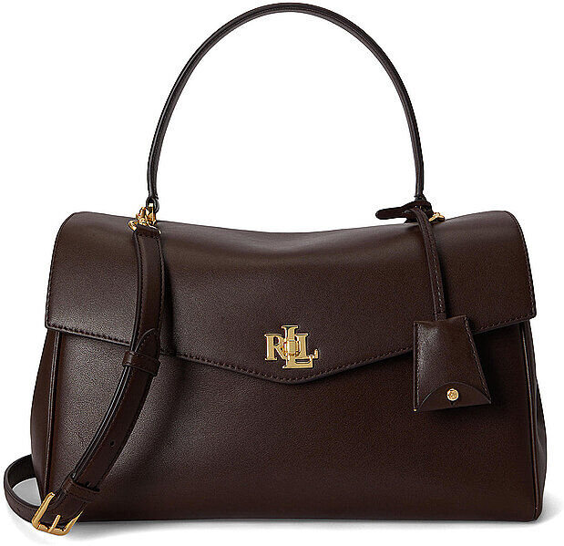 LAUREN RALPH LAUREN Ledertasche - Henkeltasche FARRAH Medium braun EG
