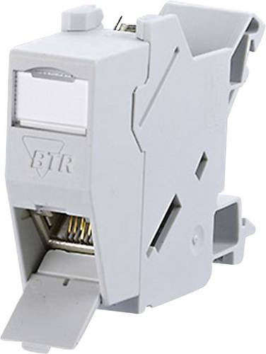 Metz Connect 1309426003-E Netzwerkdose Hutschiene CAT 6 Lichtgrau (RAL 7035)