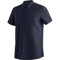 MAIER SPORTS Herren Hemd Magos S/S M, Größe 50 in Blau Blau