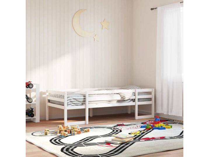 &Mode Cadre de lit 1 PERSONNE - BEWI - Structure de lit Adulte/enfant - pour enfants sans matelas - 90x190cm pin massif 116605