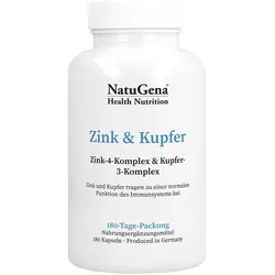 Zink & Kupfer Komplex + Gepuffertes Vitamin C 180 ST