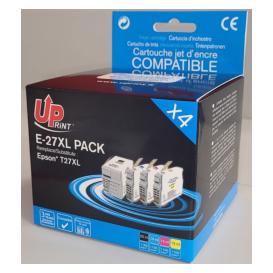 Print Druckerzubehör Uprint UPrint Epson E-27XL Pack BK (25ml) + C/M/Y (13ml) (BK, C, M, Y) (3584770723620)