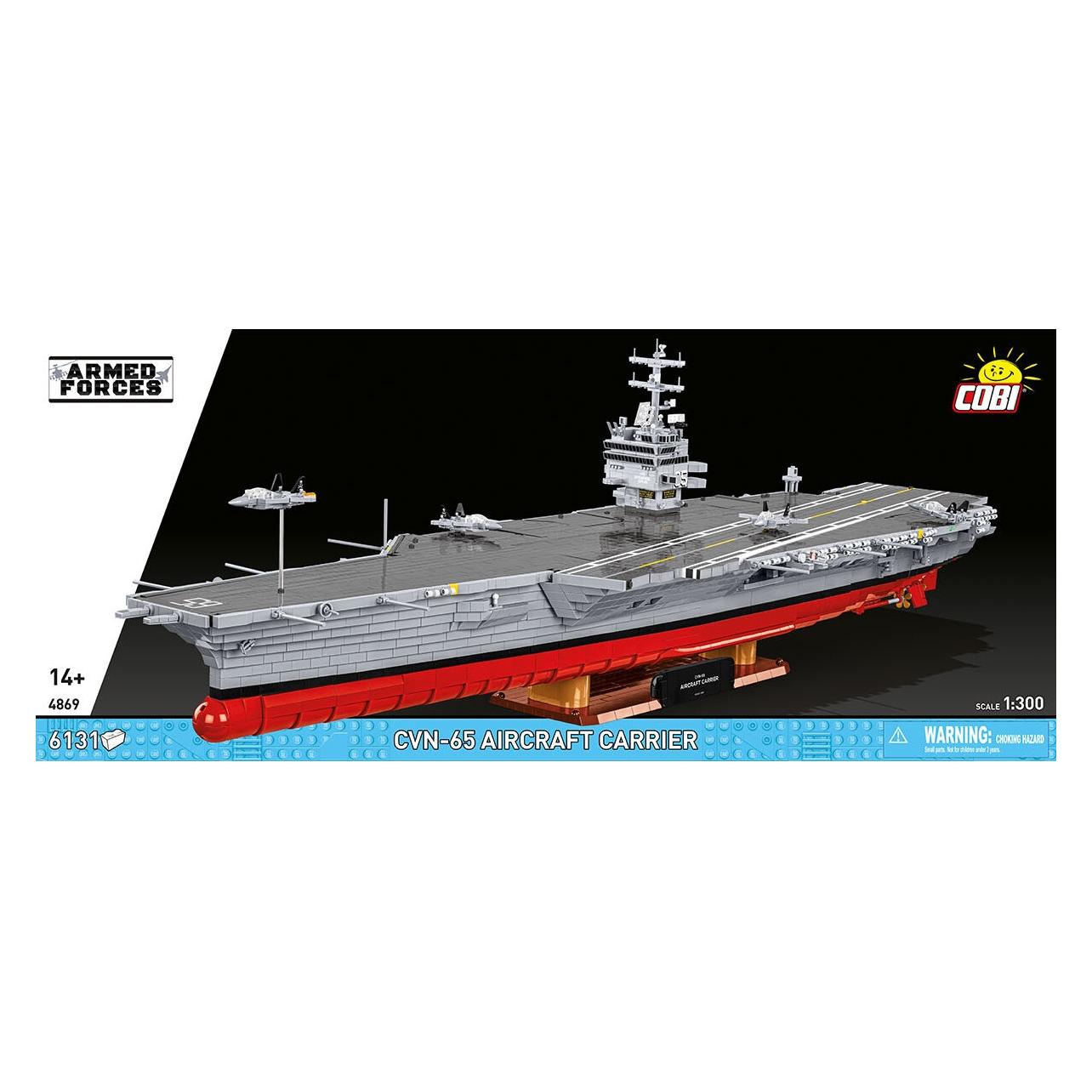 Cobi 6131 PCS HC WWII /4869/ CVN-65 AIRCRAFT CARRIER (COBI-4869)