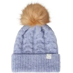 RÖHNISCH Damen Pom Braid Mütze, Größe ONE SIZE in Blau Blau