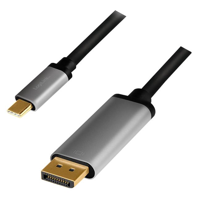 LogiLink USB-/DisplayPort-Kabel (1.80 m) (CUA0100)
