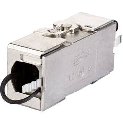 Metz Connect Verbinder Netzwerk Adapter CAT 6a [1x - 1x ] 0 mm Silber (metallic) 130863-04-E