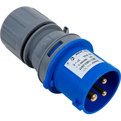 MANTES 3P-Elektrostecker, männlicher Stecker, tragbar, 16 A, 230 V