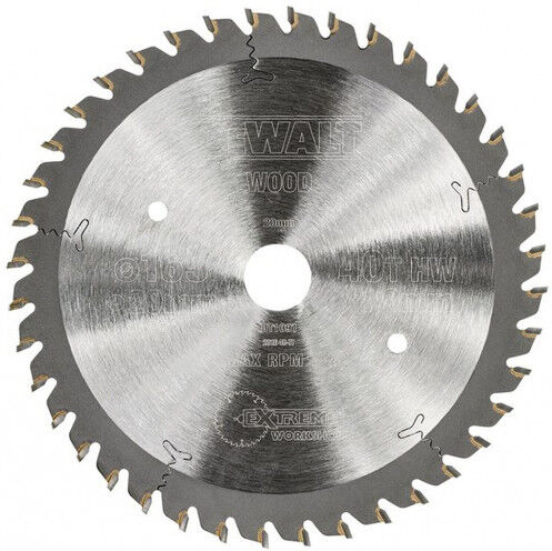 DeWALT DT1091 Lame pour scie plongeante 165 x 20mm 40T