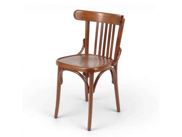 Chaise de Bistrot CHATELET - Bois de Hêtre - Teinte Noisette