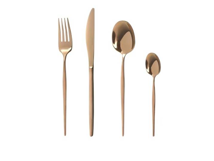Kasanova 1 ROYAL CHAMPAGNER BESTECKSET 24, Edelstahl