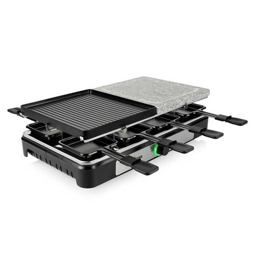 Tristar RA-2747 Raclette 8Pfännchen, mit Grillstein Schwarz