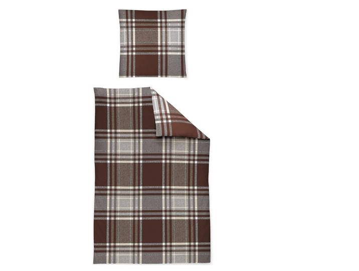 Bettwäsche IRISETTE Alpaka 8456 , rot, B/L: 155cm x 220cm, 1 Stk., 1 Stk., Flanell, B/L: 80cm x 80cm, 2 Stk., Flanell, Obermaterial: 100% Baumwolle, Bettwäsche, Bettwäsche, hochwertig