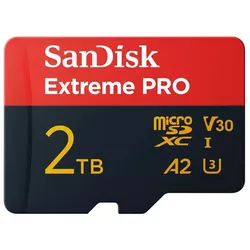 SanDisk Extreme PRO 2 TB MicroSDXC UHS-I Klasse 10