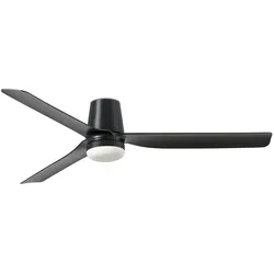 DC Deckenventilator Punt Tub Schwarz mit LED