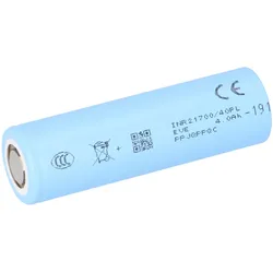 EVE INR21700-40PL Akku 4000mAh 70A Li-Ion 21700 Flat Top