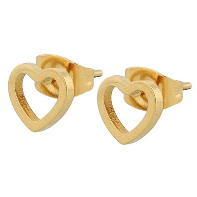 Paar Ohrstecker ADELIA´S "Ohrringe – Ohrstecker aus Edelstahl", Damen, Gr. Damen, Edelstahl, gold, Ohrringe, Zum Verschenken – ideal zum einen besonderen Tag