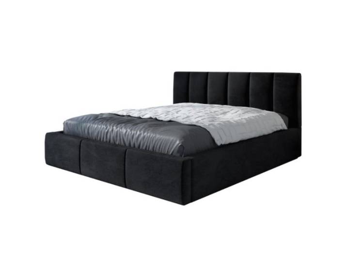 A&J MöbelLand GmbH Polsterbett LISI mit Matratze und Bettkasten. (TOP ANGEBOT! Inklusive Bettgestell, Große Auswahl an Farben und Größen), Bettkasten, Lattenros und Matratze inklusive