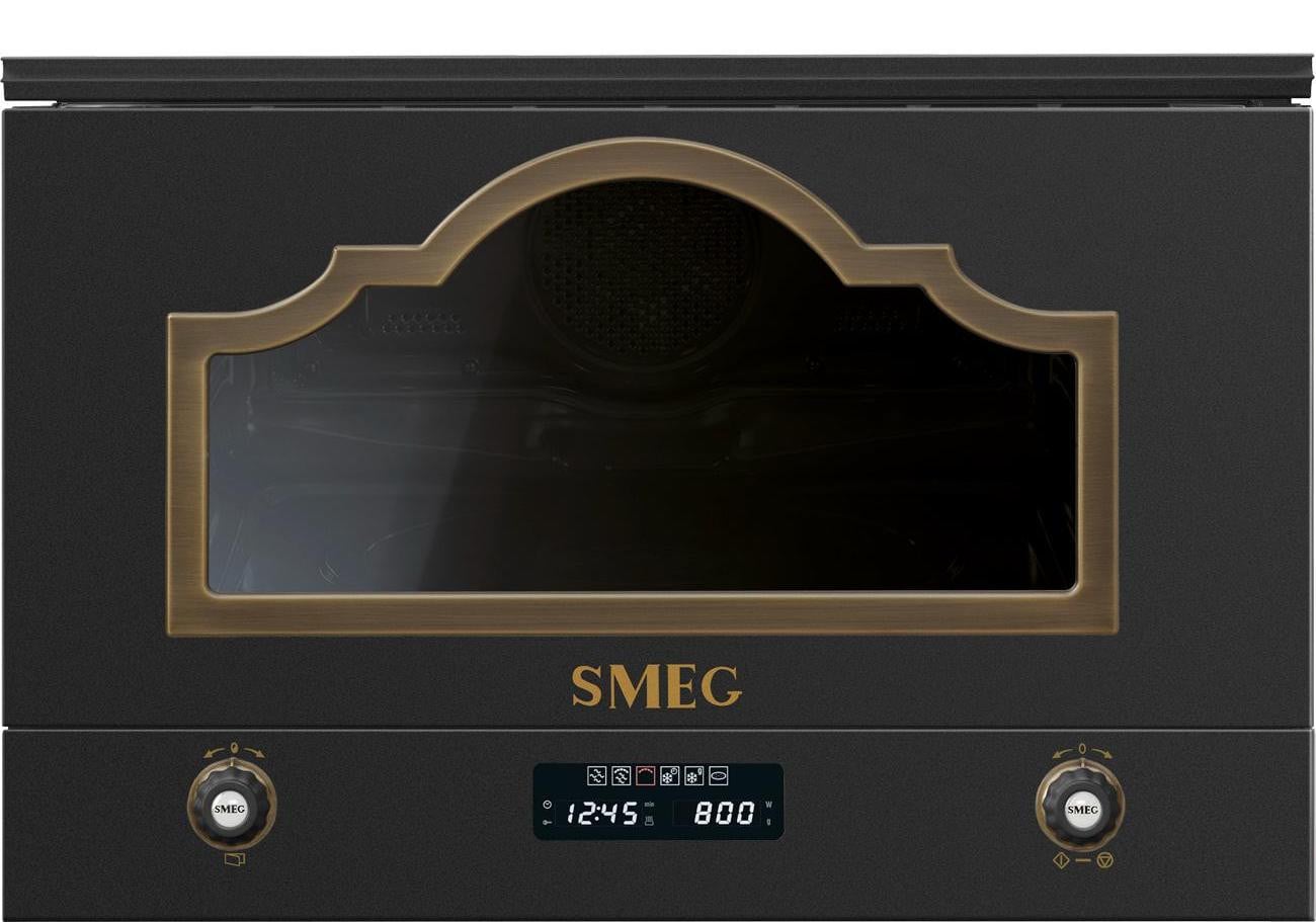 Smeg MP722AO Inbouw Combimagnetron 23 liter 850 watt met display en draaiplateau