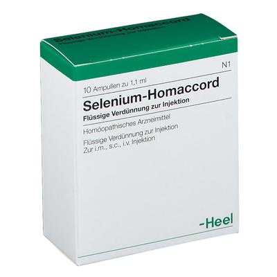 Selenium Homaccord Ampullen 10 St