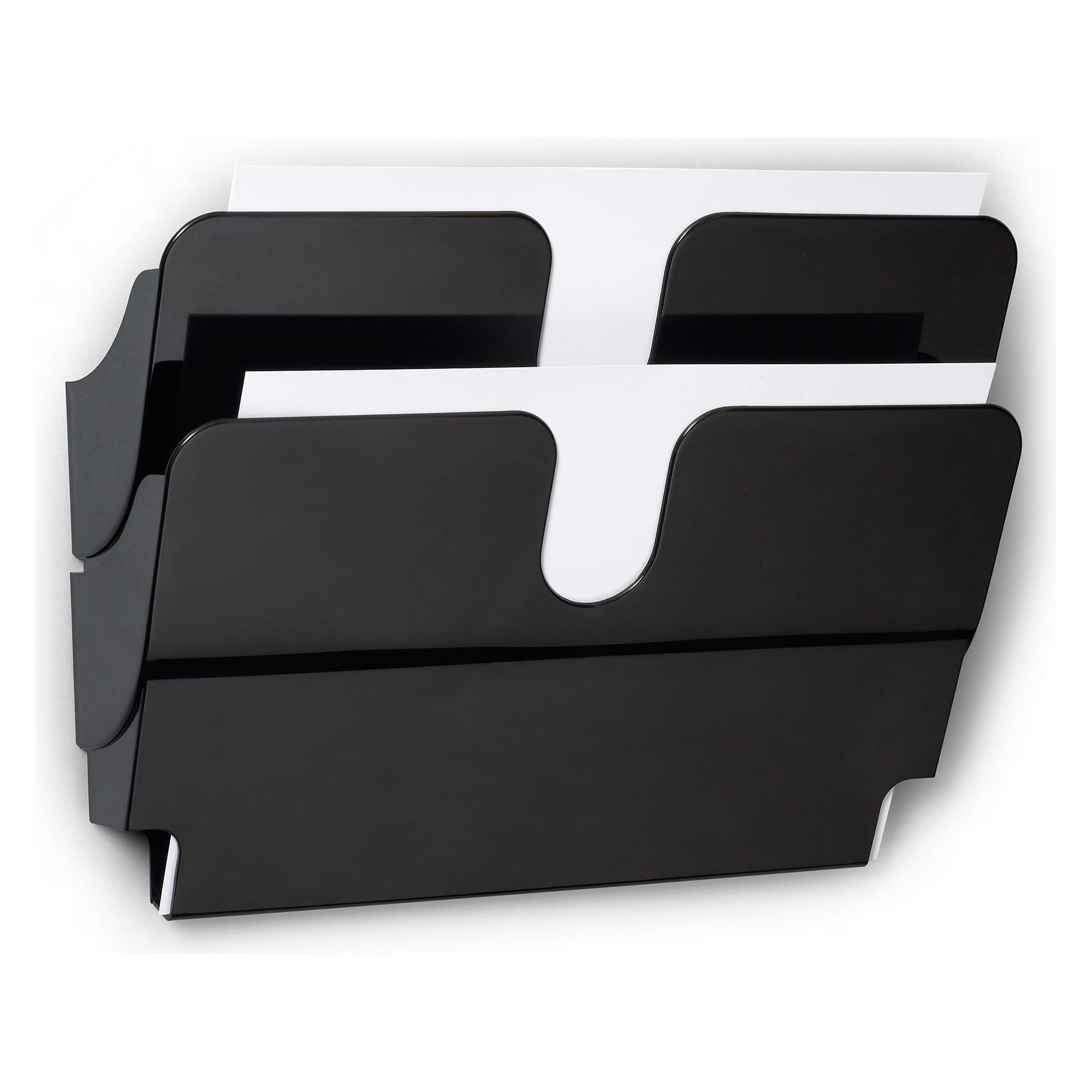 Durable Prospektständer Flexiplus 2 A4 quer, Schwarz (A4) (1709014060)