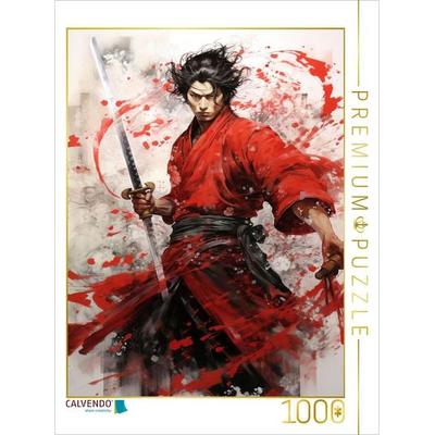 CALVENDO Puzzle Der standhafte Samurai | 1000 Teile Lege-Größe 64x48cm Foto-Puzzle für glückliche Stunden