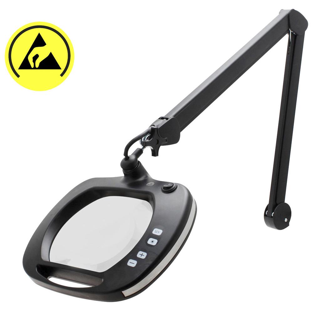 WETEC Lupenleuchte LED/UV-LED, ESD LE-UVWE5D (LED Vergrößerungs-LED-Lampe)