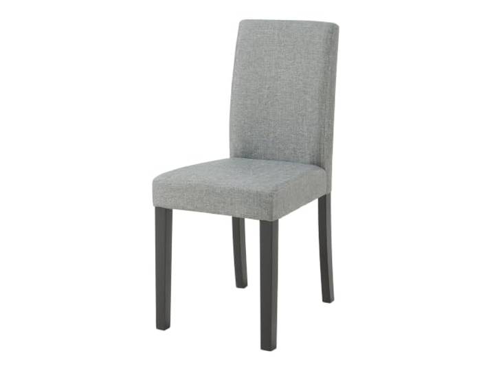 Helloshop26 2 x Esszimmerstühle, gepolstert, 89 x 43 x 54 cm, Komfort, Wohnzimmer, modernes Design, Küche, Hellgrau, 03_0009618