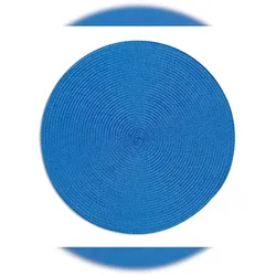 Excelsa Set Von 6 Tischsets Round Plastik 36Xh0,2X36 Cm Blau