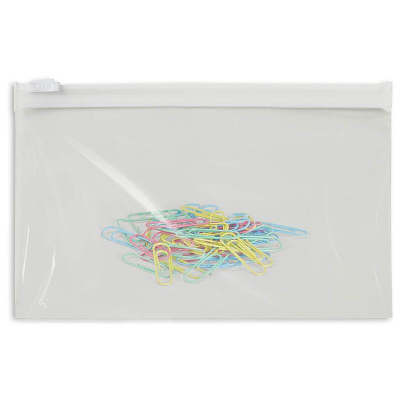 Topmatic® Gleitverschlussbeutel transparent/weiß 70 my, 1 St. 441086