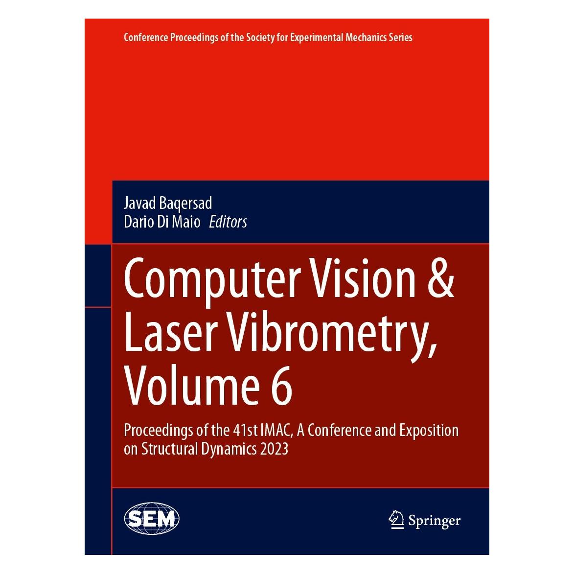 Springer Computer Vision & Laser Vibrometry, Vol (Englisch, Hardcover, Dario Di Maio, Javad Baqersad) (9783031349096)