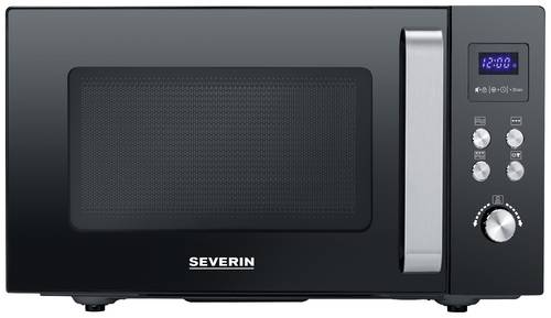 Severin MW 7763 Mikrowelle Schwarz, Edelstahl 900 W Grillfunktion