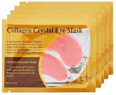 Uplifted Trends Gold Collagen Crystal Eye Mask Firming & Moisturizing Eye Patches For Nourishing Skin Care pink