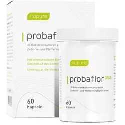 NUPURE probaflor plus Probiotika Darmgesundh.Kps 60 St