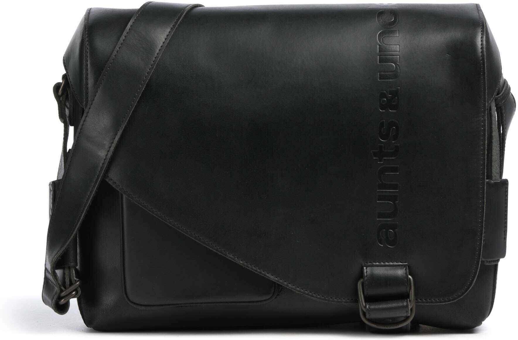 Aunts & Uncles Heritage Medium Judd Kuriertasche, schwarz