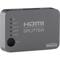 Marmitek Split 312 2 Port HDMI-Splitter 3D-Wiedergabe möglich 3840 x 2160 Pixel Silber 25008255