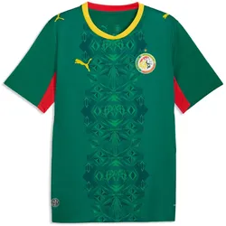 PUMA FSF Senegal Auswärtstrikot WM 2026 Herren 02 - wild green/puma red L