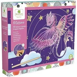 Sycomore Artissimo Gm Scratch Art Dragons Mignons (Fr-De-It)