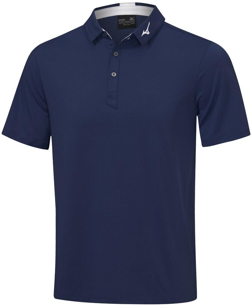 Mizuno  - Crested Polo Shirt Navy - XXL - Polo