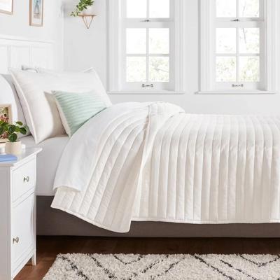 All Categories Goods Room Essentials Full Queen Satin Quilt, Ivory Sateen Coverlet, Midweight, Soft And Machine Washable Room Essentials Full Queen Satin Quilt, Ivory Sateen Coverlet, Midweight, Soft And Machine Washable