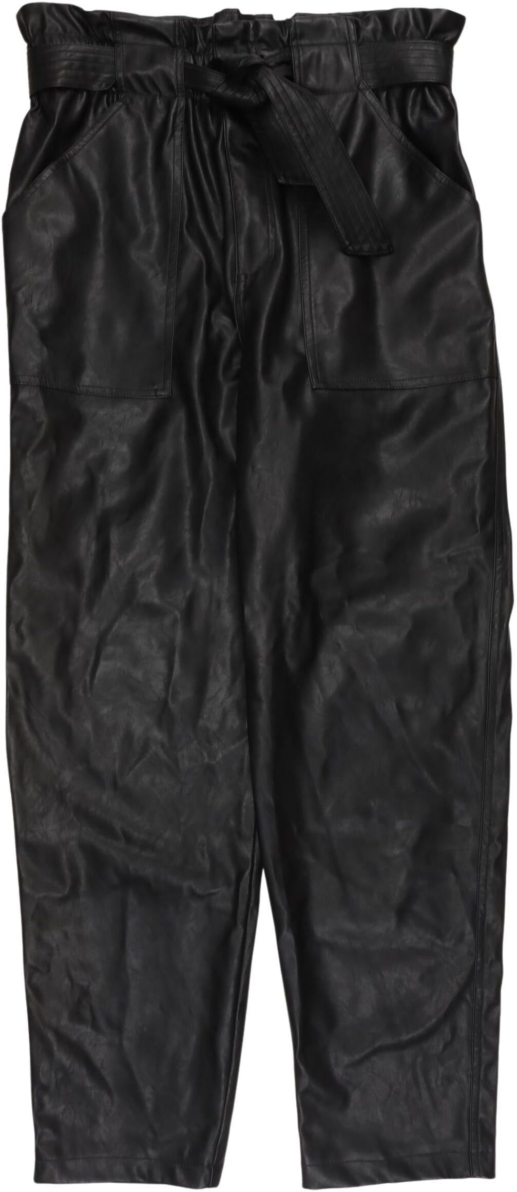 LeGer by Lena Gercke Damen Stoffhose, Schwarz, Gr. EU 36, Kunstleder - Second Hand