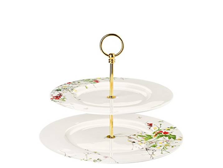 Rosenthal Brillance Fleurs Sauvages Etagere 2-teilig Tel.Fahne
