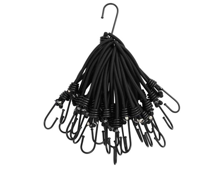 vidaXL Spanngummis mit Haken 25 Stk. 17 cm