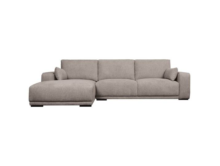 L-Form Ecksofa Links California - Stoff Beige, 305 cm