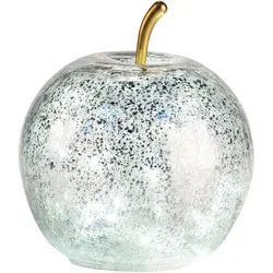 I-GLOW LED-Dekoapfel "POMO" - Silber