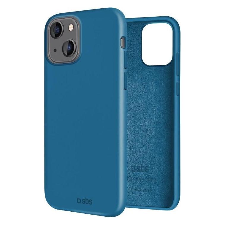 SBS Silicon Cover for iPhone 13 blue (Apple iPhone 13, Apple iPhone 14) (TEPOLOPROIP1361B)