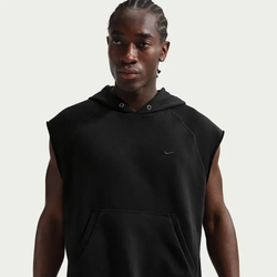 NIKE Athletic Club Dri-FIT Fleece ärmelloser Hoodie Herren 010 - black/black XL