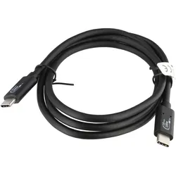 Lade- und Datenkabel USB 3.2 Gen2, USB-C auf USB-C, max. 100 W, Länge 1 Meter