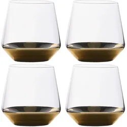 Intirilife Trinkglas Set 350 ml, Trinkgläser, Transparent