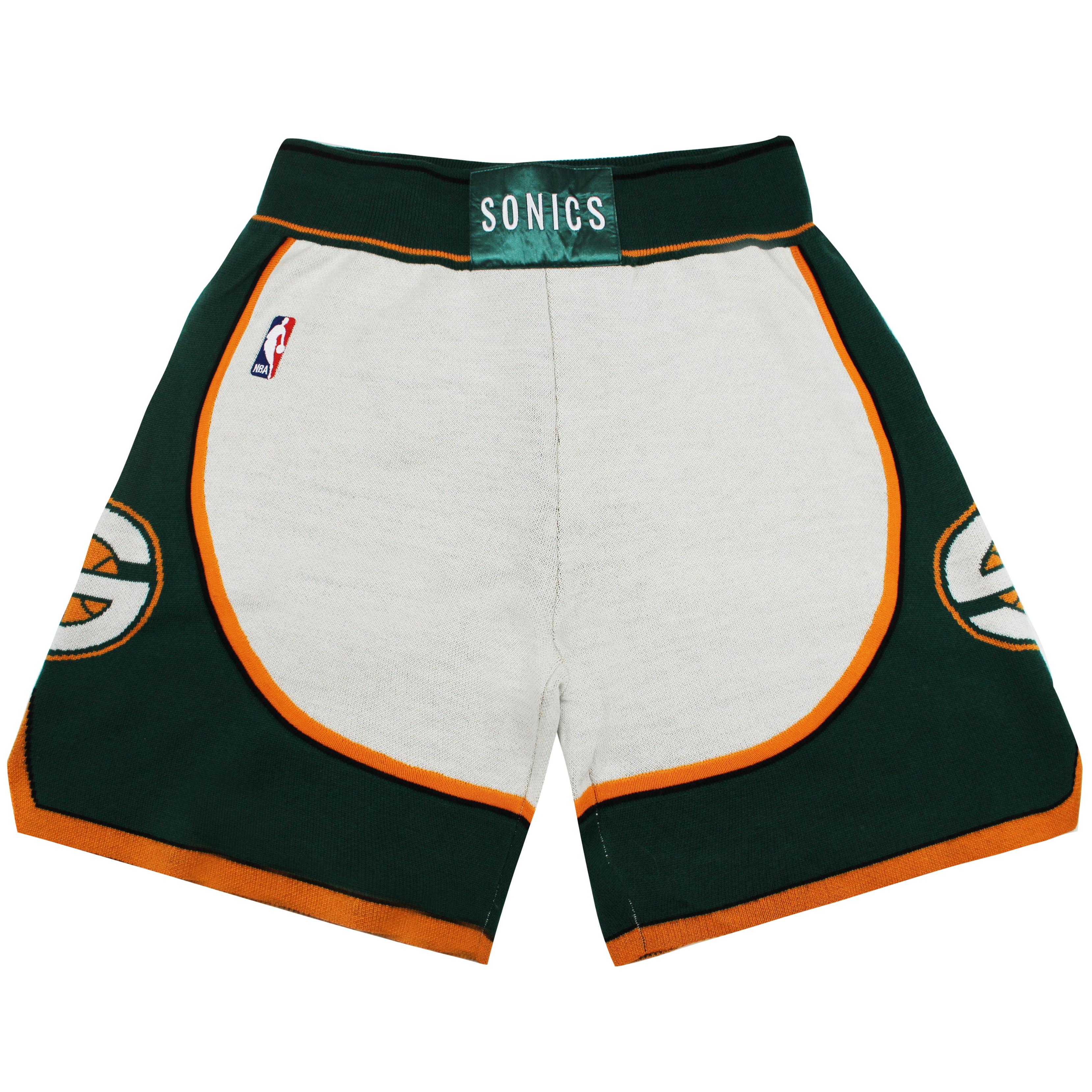 Mitchell & Ness x CLOT NBA Seattle Supersonics Gebreide Shorts